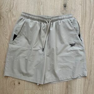 Reebok Men's Light Gray Athletic Shorts